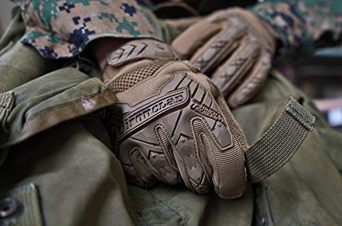 Ironclad Command Tactical Impact, Touch Screen Gloves, TPR Impact Protection, TAA Compliant (1 Pair) IEXT-ICOY-02-S - color: Coyote, size: Medium