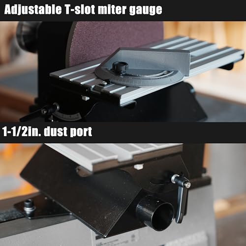 Lathe Mounted Disc Sander for 14 inch and 16 inch Woodtuning Lathe with Thread 1"X8TPI, Sanding Accessory, 9 inch Disc Sander. - color: Dsl-9c