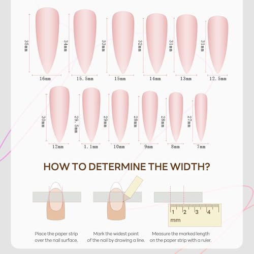 3D Press on Nails Almond - Long Tip Fake Nails with Embossed Cross&White Bead Designs, Glossy Finish Reusable False Nails for Women Manicure(3D Embossed design 25） - color: 3D Embossed design 25