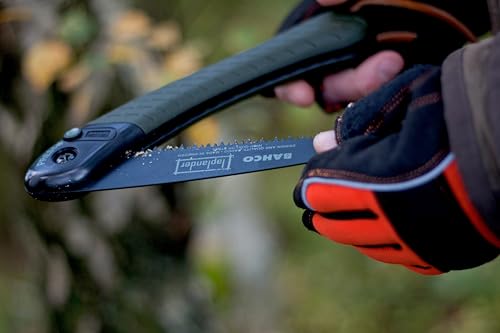 Bahco BAH396LAP Laplander Folding Saw, 7-1/2" Blade, Ergo Grip, Green