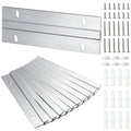 Funrous 12 Pack French Cleat Hanger Z Bar Wall Mounting Screws Set, 6 Inch - size: 6 Inch