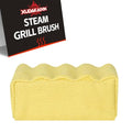 XUDAKAIXIN Bristle-Free Steam Cleaning Grill Brush,Unique Wavy Pad Seamless-Fit Cast Iron/Stainless-Steel Grates,BBQ Replaceable Scraper Cleaning Head(No Handle) - color: Aramid Fiber Steam Grill Brush Replacement Head
