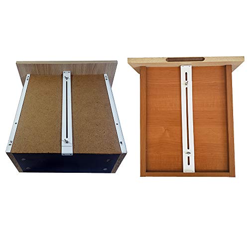 FRMSAET Drawer Repair Kit -Reinforce Drawers Furniture Hardware -4 Pack - size: 4 Pack