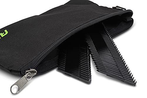 AWP Accessory Tool Pouches with Carabiner Hooks, Tool Belt Accessory, Three Different Sizes, Pack of 3 - size: 10" x 2" x 6" (Pack of 6)