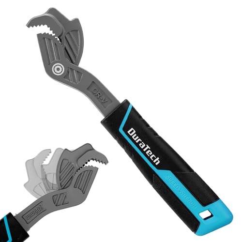DURATECH 8-Inch Self-Adjusting Wrench, Multifunctional Self-Locking Wrench - size: 8"