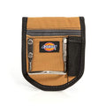 Dickies 2-Compartment Hammer Holder for Tool and Work Belts, Durable Canvas, Includes Tool Loop and Pocket, Fits up to 4.5-inch Belts, Tan/Grey - color: Tan