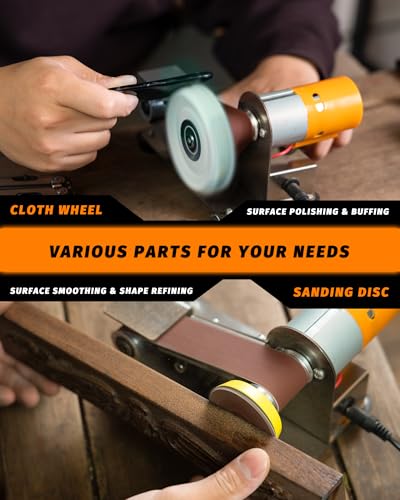 Mini Belt Sander, Electric Small Sander Knife Sharpener, 6.7"x6.9"x4.9" - size: 6.7"x6.9"x4.9"