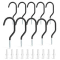 MAQIHAN 10 Garage Hooks Heavy Duty Bike Racks Wall Ceiling Hanging Storage
