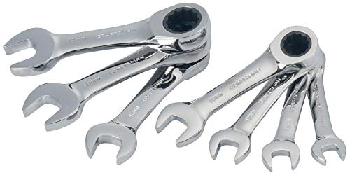 CRAFTSMAN CMMT87025 7-Piece 12-Point Metric Ratchet Wrench Set