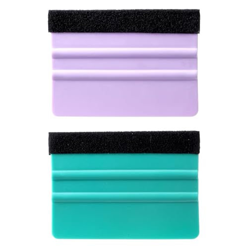 2 PCS Felt Squeegee for Vinyl, 4 Inch Wallpaper Smoothing Tool