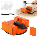 Upgraded Floor Gap Fixer Tool Kit – Heavy Duty Floor Gap Repair Tool with Strong Suction Cup, Rubber Mallet & Cleaning Brush for Laminate, Vinyl Flooring & Hardwood Floors
