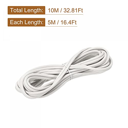 uxcell Screen Spline, 10M/32.81Ft Silicone Sealing Strip 6mm OD White - size: 6mm x 10M