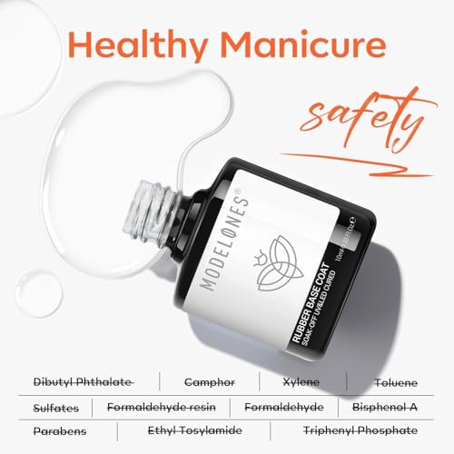 modelones Milky White Builder Nail Gel Rubber Base Coat Sheer White - color: Rubber Base Coat Milky White