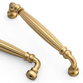 Asidrama 10 Pack 5 inch Champagne Bronze Kitchen Cabinet Handles - color: Champagne Bronze, size: 5" Hole Center(128mm)