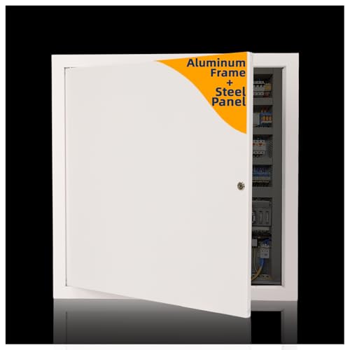 Metal Access Panel for Drywall - 14x14 inch - Wall Hole Cover - Access Door | 14x14" Wall Ceiling Access Panel for Plumbing/Drywall/Attic Door,Thicken 1mm Steel&Aluminum Frame,Outer Size 15.5"x15.5" - size: 14"Wx14"H