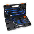 13-Piece Jumbo Metric Hex Key Set (1.5mm – 17mm) – Extra Long Arm Ball End Allen Wrenches – Heavy Duty CR-V Steel L-Keys for Automotive, Industrial & Machinery Repair - style: Metric 1.5-17mm