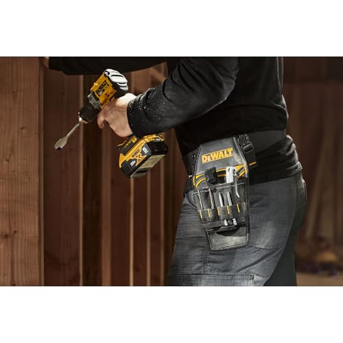 DEWALT Drill Holster for Tool Belt, Durable, Easy Tool Access (DWST540502) - size: One Size, style: Drill Holster