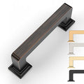 9BUILD 10 Pack 3 Inch Oil Rubbed Bronze Cabinet Pulls,Kitchen Hardware - color: Oil Rubbed Bronze, size: 3"/76MM Hole Center