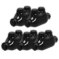 RVBOATPAT 5 Pack Insulated Inline Splice Connector 2-14 AWG Aluminum to Copper Wire Connectors 5/32" Slotted Allen Hex Insulated Cable Connectors - color: 2-14 AWG