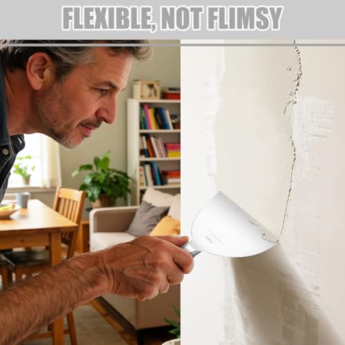 6" Putty Knife, One Piece Putty Knives for Spackling, Drywall, Paint - size: 6"
