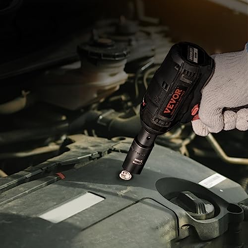VEVOR 1/2" Drive Impact Socket Set, 13 Piece Deep Socket Set Metric 10-24mm, 6 Point CR-V Alloy Steel for Auto Repair, Easy-to-Read Size Markings, Rugged Construction, Includes Storage Case - size: 1/2" 13PCS Deep