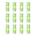 HARFINGTON 12pcs Mini Cylindrical Bubble Spirit Level Vials 8x22.5mm - size: 8x22.5mm