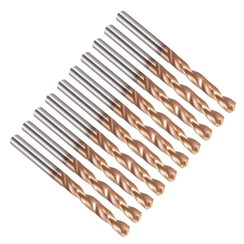 PATIKIL 2.9mm Drill Bit Carbide for Stainless Steel Hard Metal 130° 10 Pack - size: 2.9mm
