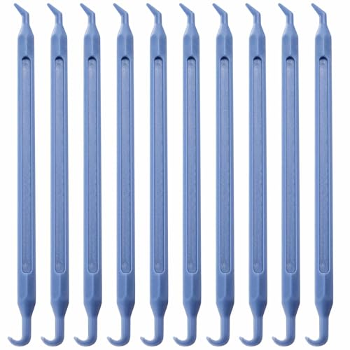 10 Pcs 5.5 Inch Plastic O Ring Pick Set Non Scratch Tool, Blue - color: Blue