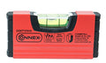 Connex COXT737010 Magnetic Mini Level, Black/Red, One Size