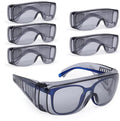 SAFE HANDLER Diamont Vented Over Glasses Safety Glasses - color: Gray