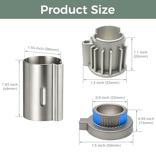Compatible with Moen Stop Tube & Temperature Limit Stop Kit,Brushed Nickel - color: Brushed Nickel