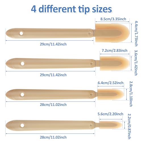 8Pcs Rubber Caulking Tool Set Reusable Caulk Tool Caulking Finishing Tool Grout Sealant Caulk Spatula Set Multifunctional Silicone Sealant Caulking Spatula Tool for Kitchen Bathroom Window /4 Size