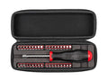 TEKTON 1/4 Inch Bit Driver and Bit Set with Case, 37-Piece | DBH93101 - size: 37-Piece