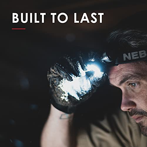 NEBO Transcend Rechargeable Headlamp | 1000 Lumens, 5 Light Modes, Detachable Magnetic Work Light, Water Resistant, Bright LED Headlight for Hiking & Camping, Includes USB Charging Cable - style: 1000 Lumen