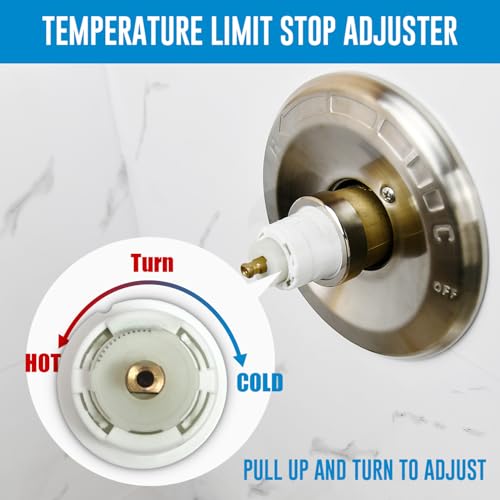 RP19804 Shower Cartridge Compatible with Delta Faucet 1300/1400 Series, Shower Faucet Parts Replacement Pressure Balance Cartridge for Delta Select Monitor Valves(1993-2007) - style: RP19804