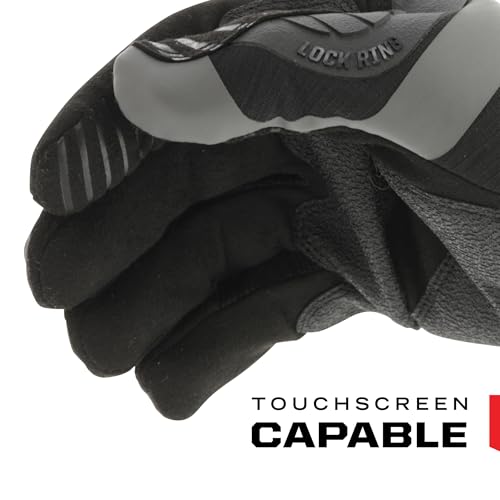 Mechanix Wear M-Pact Touchscreen Work Gloves, Large, Black - color: Black/Grey, size: Large