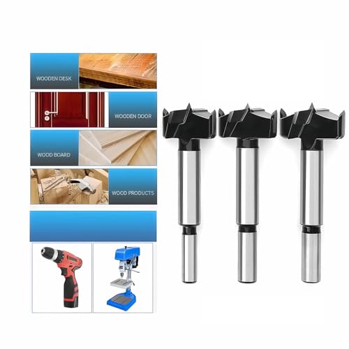 Forstner Drill Bit Set 15-35mm 16 Pcs Carbide Forstner Bits HSS