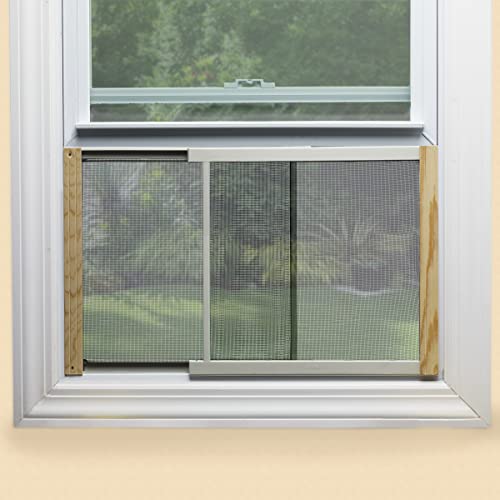 Frost King AWS1033SP WB Marvin Adjustable Window Screen, Natural - style: 10" High x Fits 19-33" Wide