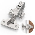 2 Pairs 4 Packs Full Overlay Soft Close Cabinet Hinges,3/4 inch Face Frame Soft Close Hinges with Hydraulic Damper,Concealed 3D Adjustable for Frame&Frameless Cabinets - size: Full Overlay