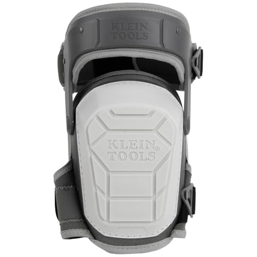 KLEIN TOOLS 60897 Knee Pads for Men and Women, Non-Marring, Heavy Duty Stabilizer Work Knee Pads, Adjustable Straps for Construction and Flooring - size: Non-Marring