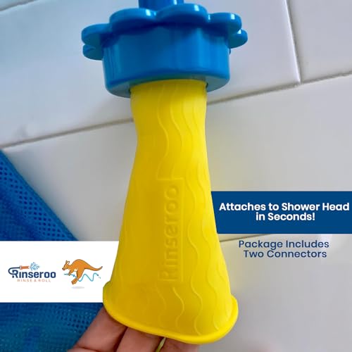 Rinseroo JUMBO Shower Cleaning Thing Slip-On Handheld Hose Attachment