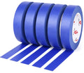 BOMEI PACK Blue Painters Tape 1 Inch Bulk - Paint Tape 5 Rolls x 1 Inch x 55 Yards - Blue Masking Tape for Walls Painting, DIY Crafting, and School Projects, Total 275 Yards - color: Blue