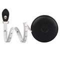 Sewing Tape Measure, Medical Body Cloth Tailor Craft Dieting Measuring Tape, 60 Inch/1.5M Dual Sided Retractable Ruler with Push Button Round(1 Pack, Black) - color: Black 1 pack