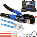 Solsop Hydraulic Crimping Tool 10 Ton with 9 Hex-Dies, 12–2/0 AWG