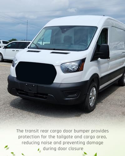 Rear Cargo Door Bumper Magnet Stop Cover Fit for Transit 150 250 350 350HD 2015-2023, Fit for E-transit 2022-2023, Replacement BK3Z16758AC BK3Z-16758-AC, 1 Pair