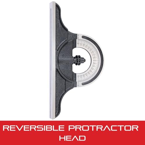 Starrett Protractor Head, for Combination Squares - color: Black Wrinkle