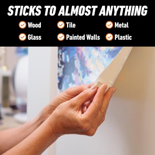Gorilla Removable Mounting Putty Reusable & Repositionable Adhesive 84 Count Pre-Cut Squares (Pack of 6) Holds 2 lbs Back to School Supplies for Teachers Students Parents, Indoor Outdoor - size: 252 Squares (Pack of 2)
