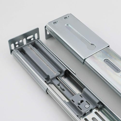 LONTAN 18 Inch Soft Close Drawer Slides with Rear Mounting Brackets 1 Pair - size: 18 Inch
