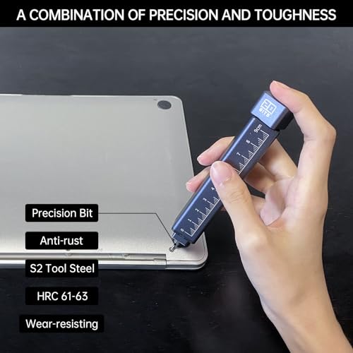 JAKEMY 20 in 1 Metal Precision Screwdriver Set, 10 Pcs Reinforced S2 Steel Precision Double-head Bits, Manual Pen Shaped Screwdriver Kit, Portable Screwdriver Repair Tool Kit - color: 8195a - 20 in 1