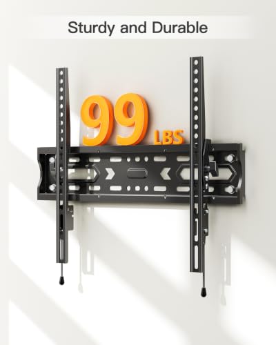 ELIVED Tilting TV Wall Mount for 26-60" TVs, Max VESA 400x400, 99 Lbs Load - size: Tilting